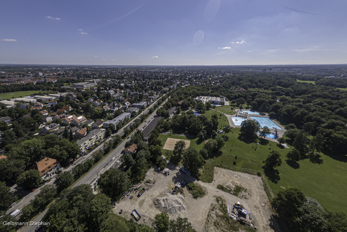 09.08.2024 - Geothermiebaustelle und Ostpark in Berg am Laim