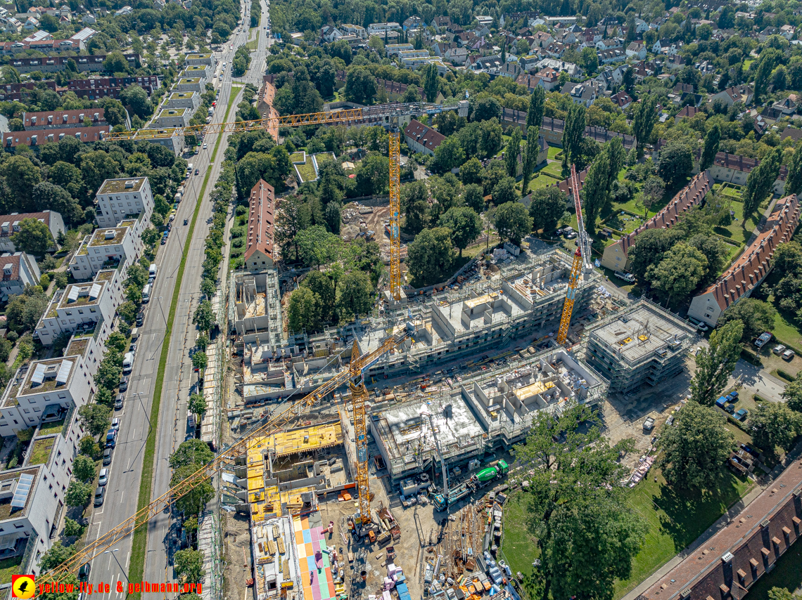 06.08.2024 - die Baustelle Maikäfersiedlung in Berg am Laim