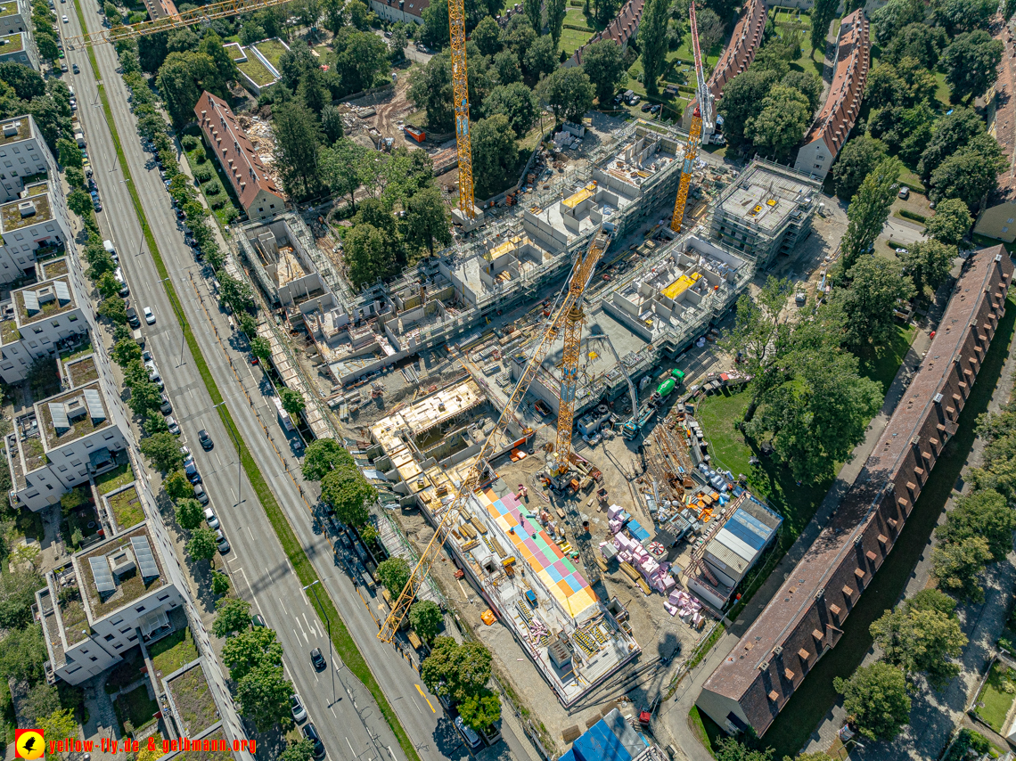 06.08.2024 - die Baustelle Maikäfersiedlung in Berg am Laim