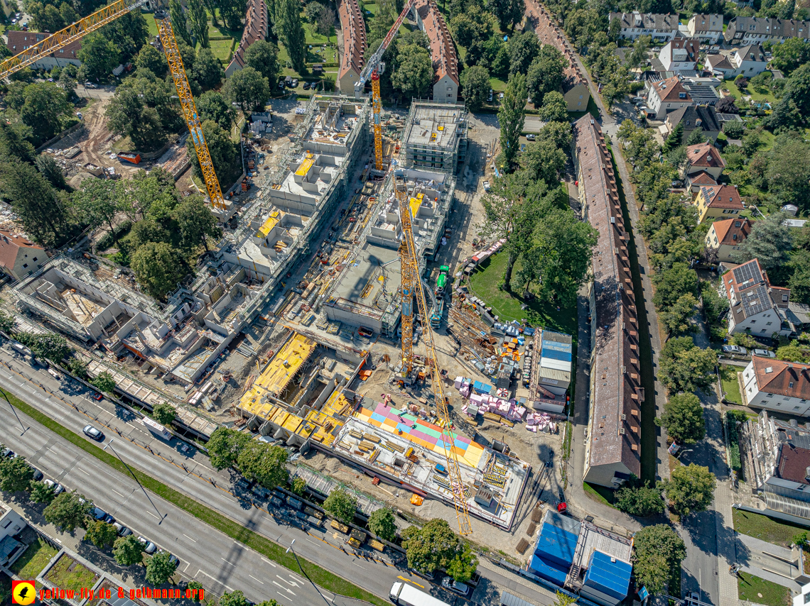 06.08.2024 - die Baustelle Maikäfersiedlung in Berg am Laim