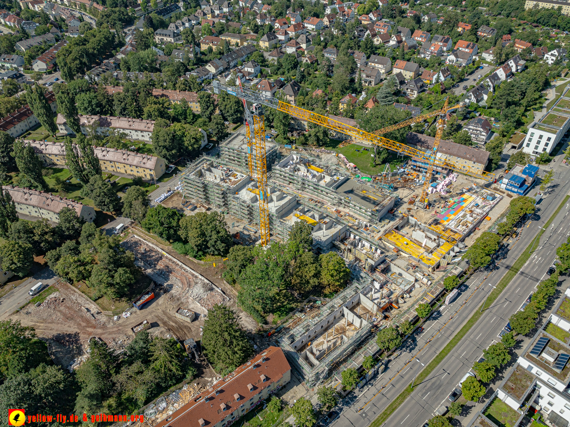 06.08.2024 - die Baustelle Maikäfersiedlung in Berg am Laim