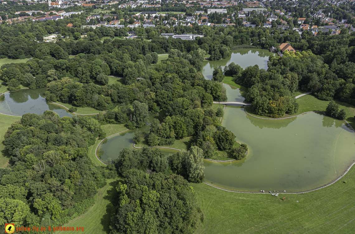 22.08.2024 - der Ostpark und die Geothermiebaustelle in Neuperlach