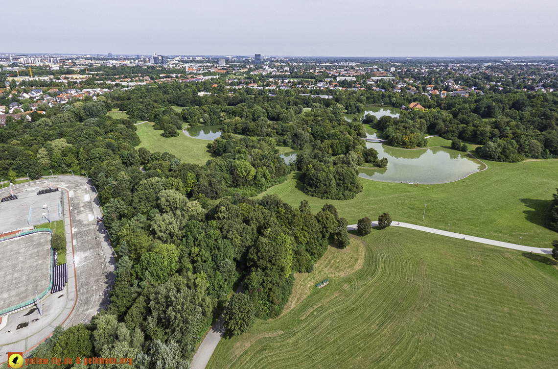 22.08.2024 - der Ostpark und die Geothermiebaustelle in Neuperlach