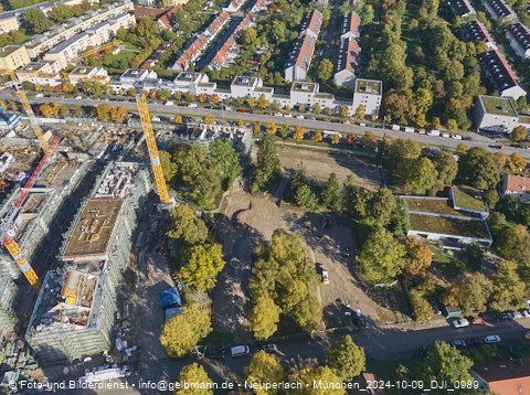 09.10.2024 - Baustelle Maikäfersiedlung in Berg am Laim