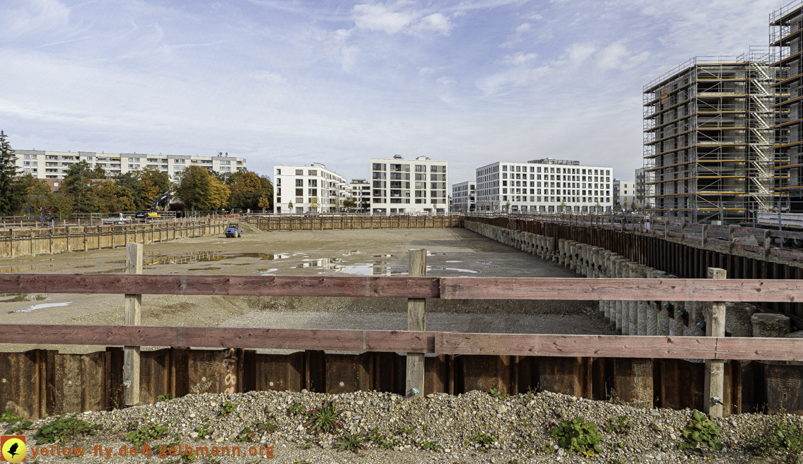 14.10.2024 - Baustelle Alexisquartier vom Hochhaus