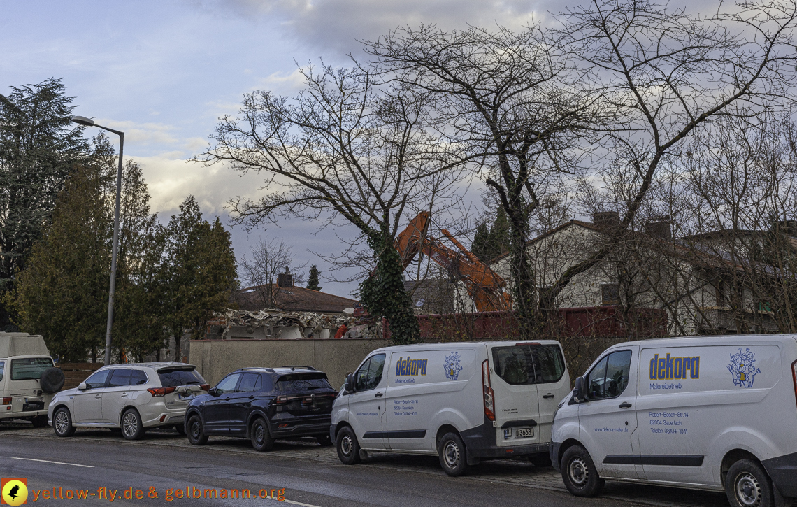 26.11.2024 - Baustelle in der Niederalmstraße Ecke Hugo-Lang-Bogen in Neuperlach