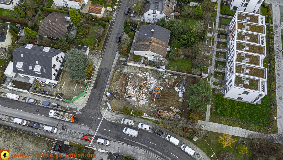 26.11.2024 - Abriss der Niederalmstraße 25 in Neuperlach