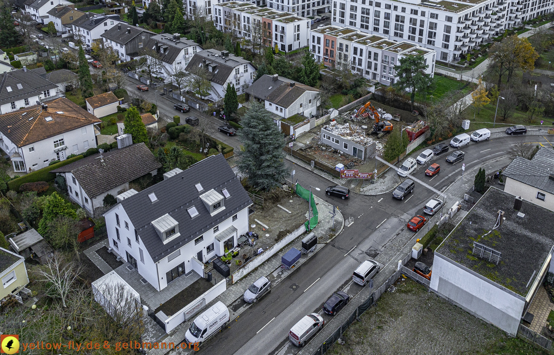 26.11.2024 - Abriss der Niederalmstraße 25 in Neuperlach
