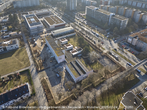 04.02.2025 - Baustelle zur Grundschule am Karl-Marx-Ring in Neuperlach
