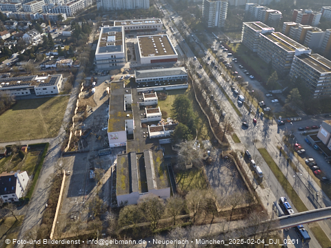 04.02.2025 - Baustelle zur Grundschule am Karl-Marx-Ring in Neuperlach