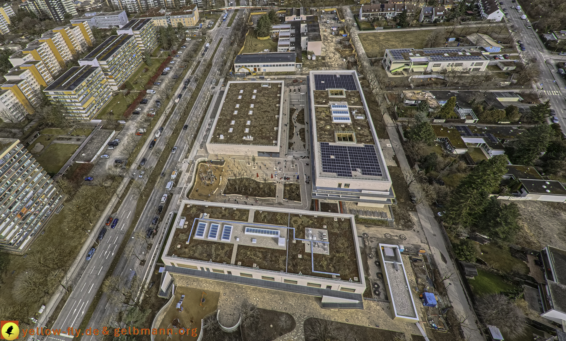 27.02.2025 - Abriss der Grundschule am Karl-Marx-Ring in Neuperlach