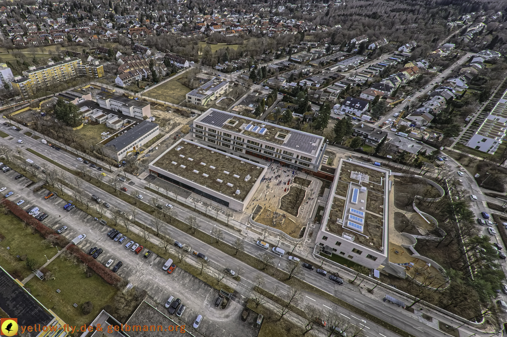 27.02.2025 - Abriss der Grundschule am Karl-Marx-Ring in Neuperlach