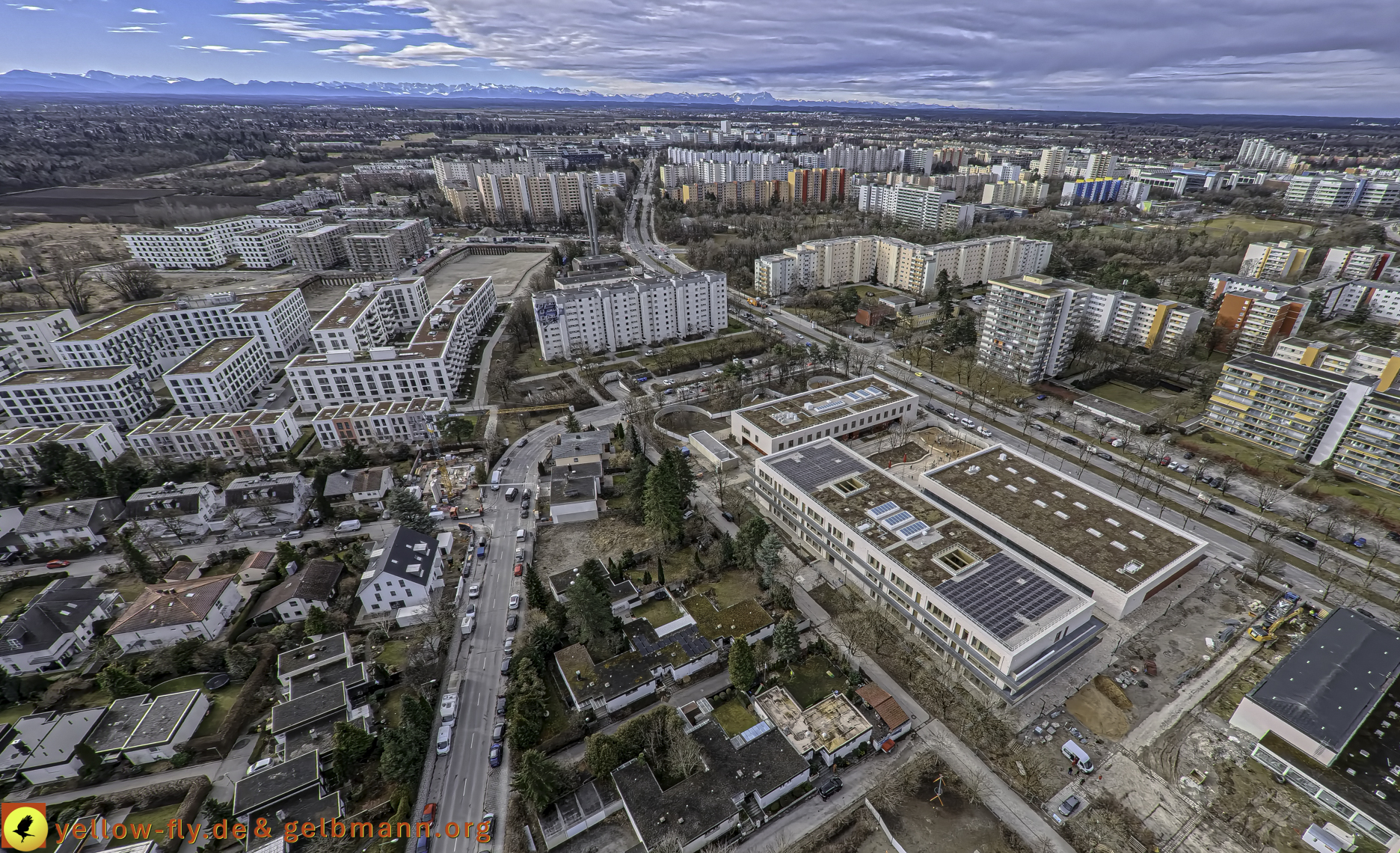 27.02.2025 - Abriss der Grundschule am Karl-Marx-Ring in Neuperlach