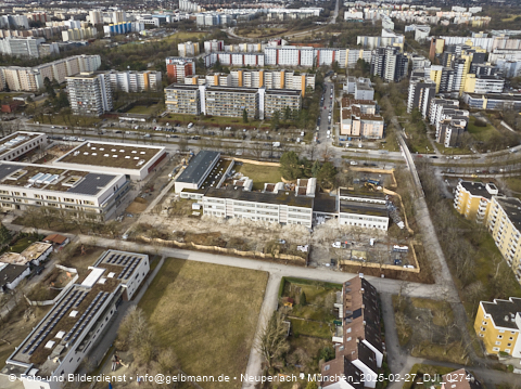 27.02.2025 - Baustelle zur Grundschule am Karl-Marx-Ring in Neuperlach