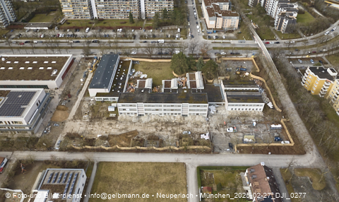 27.02.2025 - Baustelle zur Grundschule am Karl-Marx-Ring in Neuperlach
