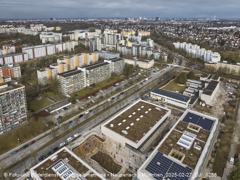 27.02.2025 - Baustelle zur Grundschule am Karl-Marx-Ring in Neuperlach