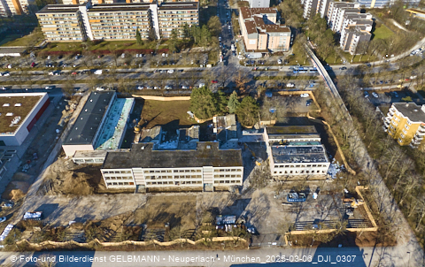 06.03.2025 - Baustelle zur Grundschule am Karl-Marx-Ring in Neuperlach