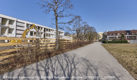 07.03.2025 - Baustelle zur Grundschule am Karl-Marx-Ring in Neuperlach