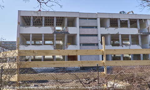 07.03.2025 - Baustelle zur Grundschule am Karl-Marx-Ring in Neuperlach