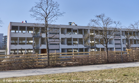 07.03.2025 - Baustelle zur Grundschule am Karl-Marx-Ring in Neuperlach