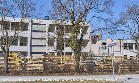 08.03.2025 - Baustelle zur Grundschule am Karl-Marx-Ring in Neuperlach