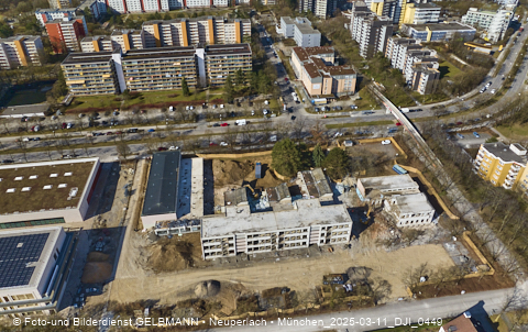 11.03.2025 - Baustelle zur Grundschule am Karl-Marx-Ring in Neuperlach