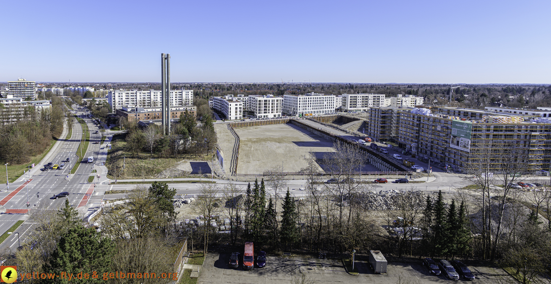 18.03.2025 - Alexisquartier am Karl-Marx-Ring und Marx-Zentrum in Neuperlach