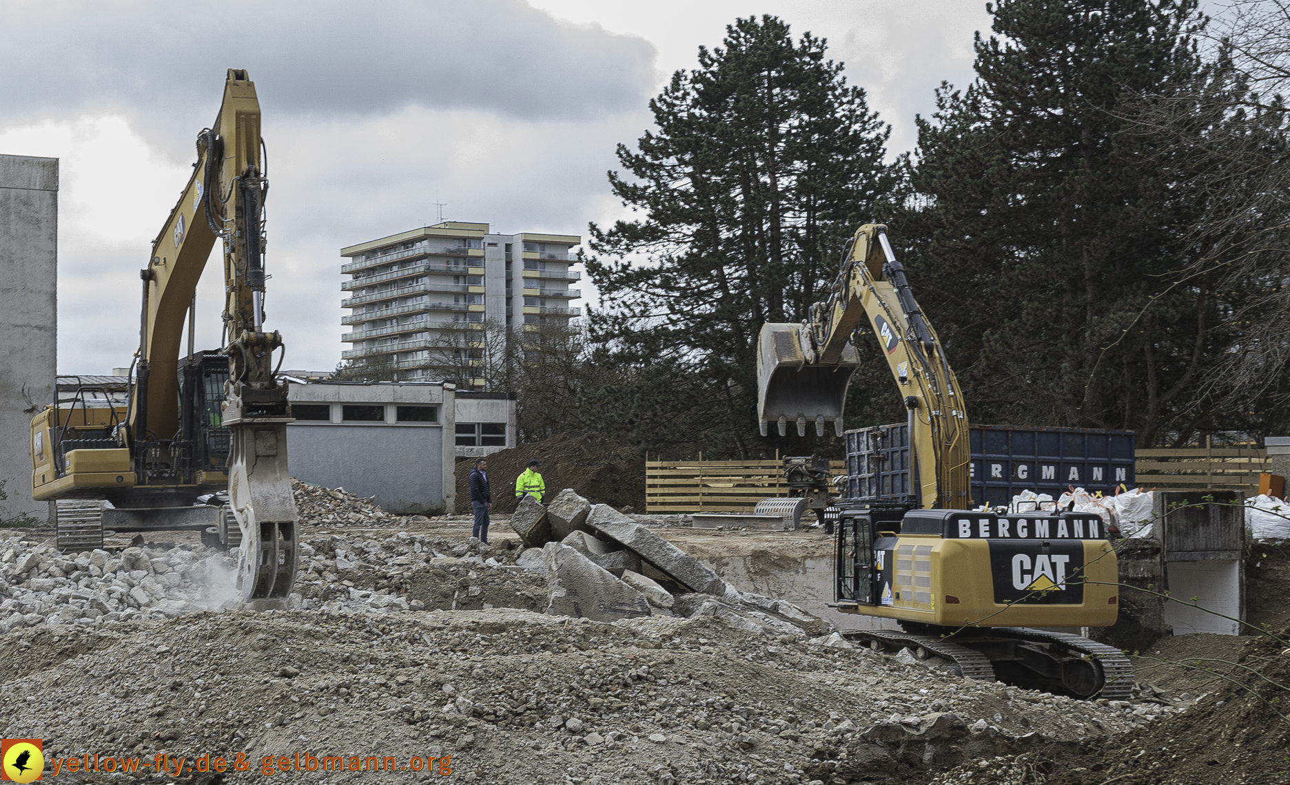 25.03.2025 - Abriss der Grundschule am Karl-Marx-Ring