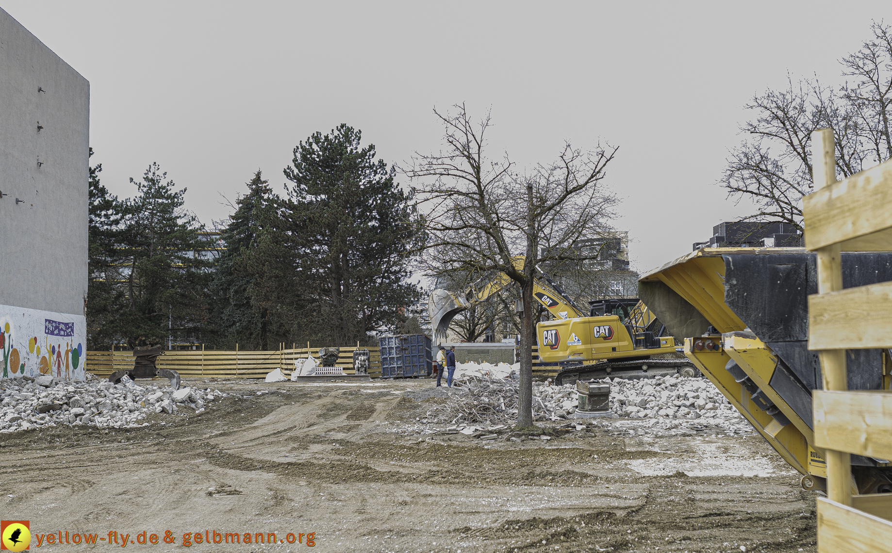 25.03.2025 - Abriss der Grundschule am Karl-Marx-Ring