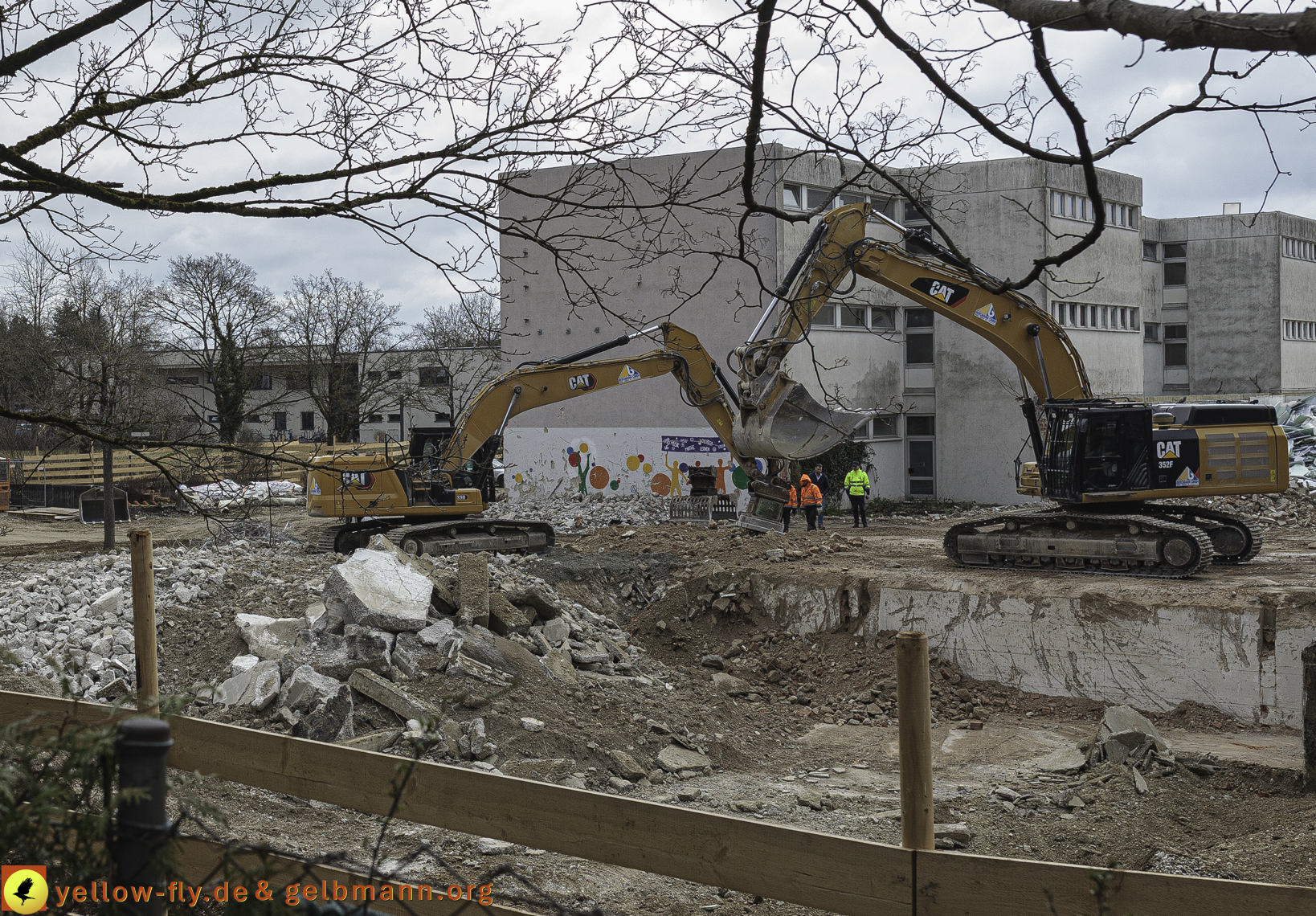 25.03.2025 - Abriss der Grundschule am Karl-Marx-Ring