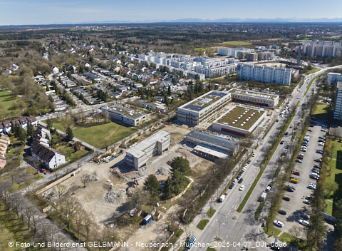 07.04.2025 - Baustelle zur Grundschule am Karl-Marx-Ring in Neuperlach