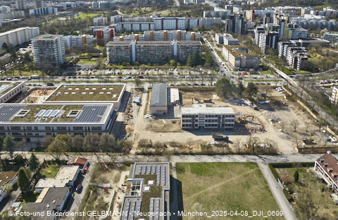 08.04.2025 - Baustelle zur Grundschule am Karl-Marx-Ring in Neuperlach