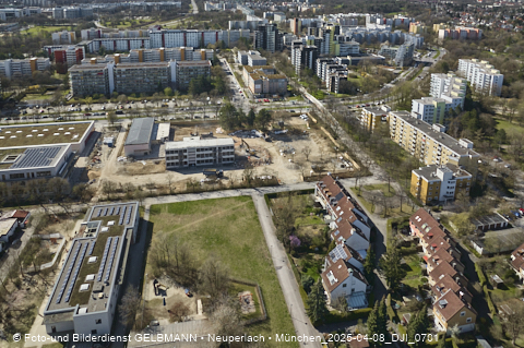 08.04.2025 - Baustelle zur Grundschule am Karl-Marx-Ring in Neuperlach