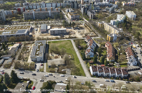 08.04.2025 - Baustelle zur Grundschule am Karl-Marx-Ring in Neuperlach