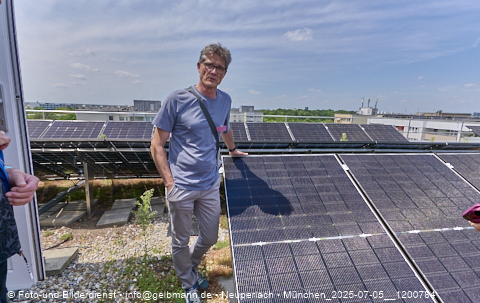 05.07.2025 - Dachbegehung mit der Münchner Wohnen am Karl-Marx-Ring 11-21 in Neuperlach