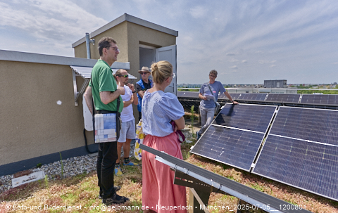 05.07.2025 - Dachbegehung mit der Münchner Wohnen am Karl-Marx-Ring 11-21 in Neuperlach