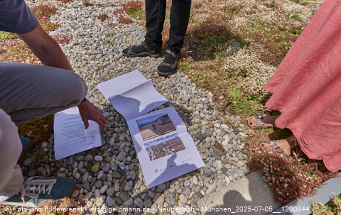 05.07.2025 - Dachbegehung mit der Münchner Wohnen am Karl-Marx-Ring 11-21 in Neuperlach