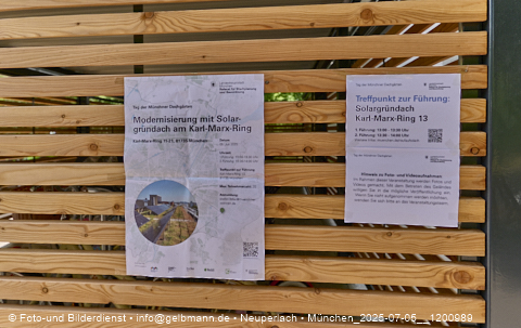 05.07.2025 - Dachbegehung mit der Münchner Wohnen am Karl-Marx-Ring 11-21 in Neuperlach