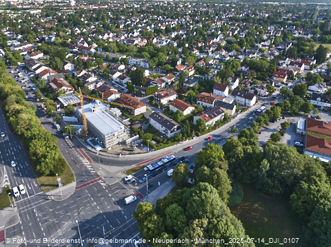 14.07.2025 - Baustelle MONACO an der Heinrich-Wieland-Strasse in Neuperlach