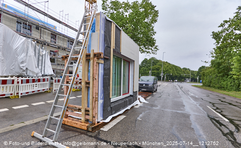 14.07.2025 - Baustelle MONACO an der Heinrich-Wieland-Strasse in Neuperlach