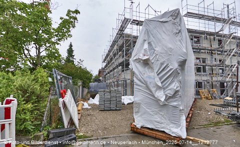14.07.2025 - Baustelle MONACO an der Heinrich-Wieland-Strasse in Neuperlach