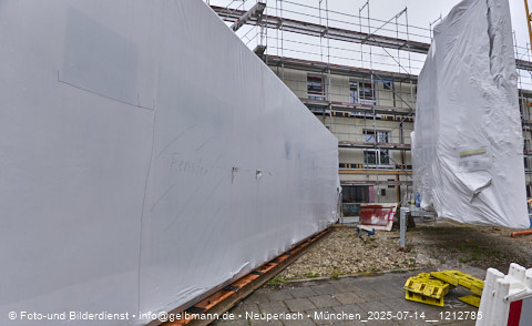 14.07.2025 - Baustelle MONACO an der Heinrich-Wieland-Strasse in Neuperlach