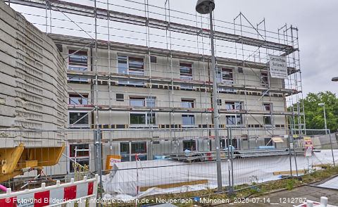 14.07.2025 - Baustelle MONACO an der Heinrich-Wieland-Strasse in Neuperlach