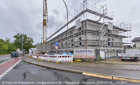 14.07.2025 - Baustelle MONACO an der Heinrich-Wieland-Strasse in Neuperlach