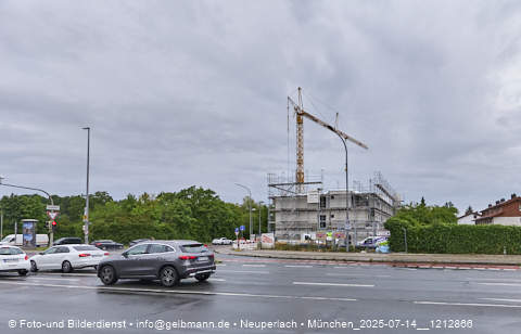 14.07.2025 - Baustelle MONACO an der Heinrich-Wieland-Strasse in Neuperlach