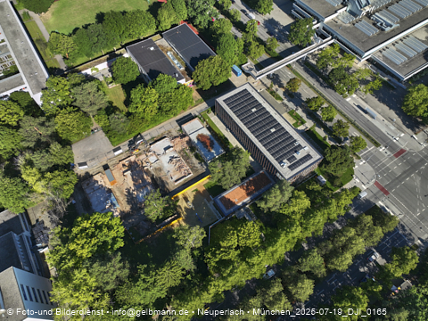 19.07.2022 - Abriss des alten Kindergartens an der Heinrich-Wieland-Straße in Neuperlach