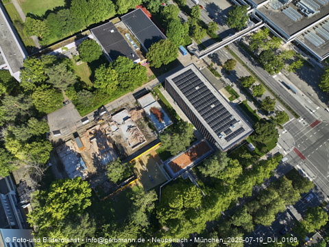 19.07.2022 - Abriss des alten Kindergartens an der Heinrich-Wieland-Straße in Neuperlach