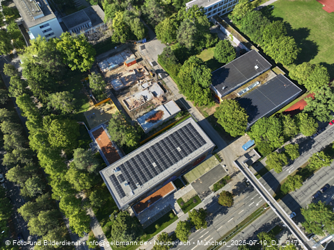 19.07.2022 - Abriss des alten Kindergartens an der Heinrich-Wieland-Straße in Neuperlach