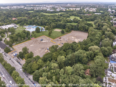 30.07.2025 - Geothermie Baustelle in Berg am Laim und Ostpark
