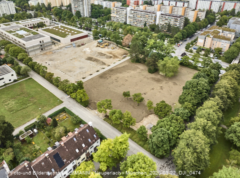 22.08.2025 - Baustelle zur Grundschule am Karl-Marx-Ring in Neuperlach